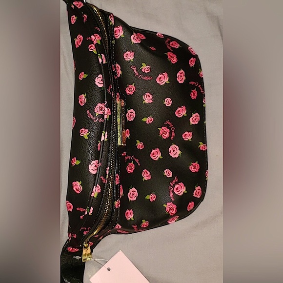 🆕🔥JUICY COUTURE SUPER STYLISH&VERY CUTE FLORAL DESIGN BELT PACK/MAKEUP BAG NWT - Picture 3 of 12